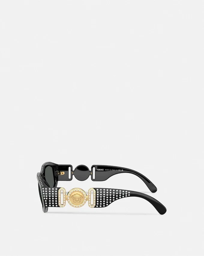 Crystal Medusa Biggie Sunglasses Crystal Medusa Biggie Sunglasses