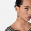 Crystal Medusa Star Drop Earrings Crystal Medusa Star Drop Earrings