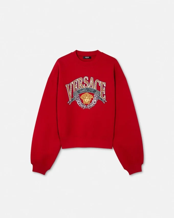 Crystal Medusa Varsity Sweatshirt Crystal Medusa Varsity Sweatshirt