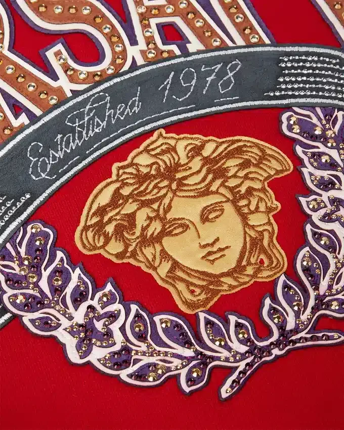 Crystal Medusa Varsity Sweatshirt Crystal Medusa Varsity Sweatshirt