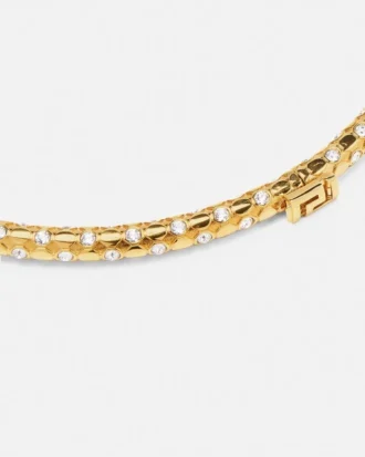 Crystal Metal Mesh Choker