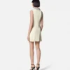 Crystal Satin A-Line Mini Dress Crystal Satin A-Line Mini Dress