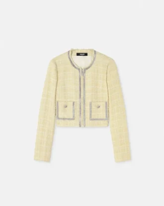 Crystal Tweed Cardigan Jacket