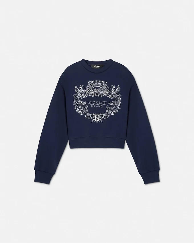 Crystal Versace Milano Kids Sweatshirt Crystal Versace Milano Kids Sweatshirt
