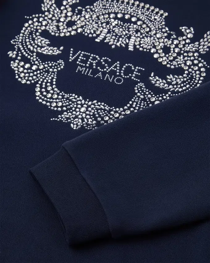 Crystal Versace Milano Kids Sweatshirt Crystal Versace Milano Kids Sweatshirt