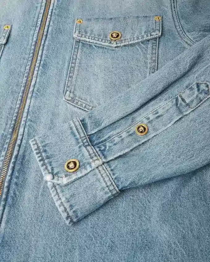 Denim Zip Overshirt Denim Zip Overshirt