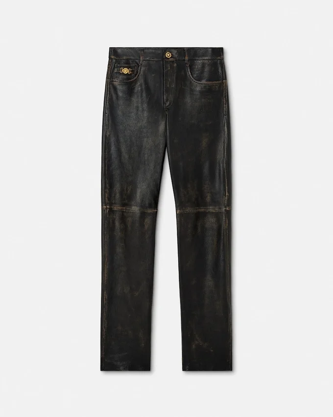 Distressed Leather Pants Distressed Leather Pants