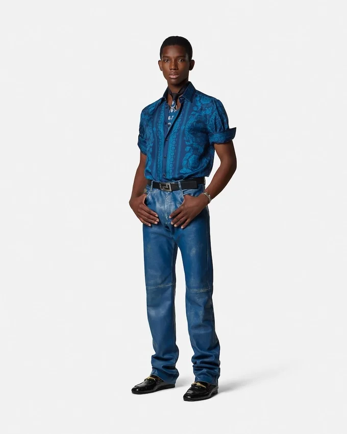 Distressed Leather Pants Distressed Leather Pants