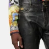 Distressed Leather Pants Distressed Leather Pants
