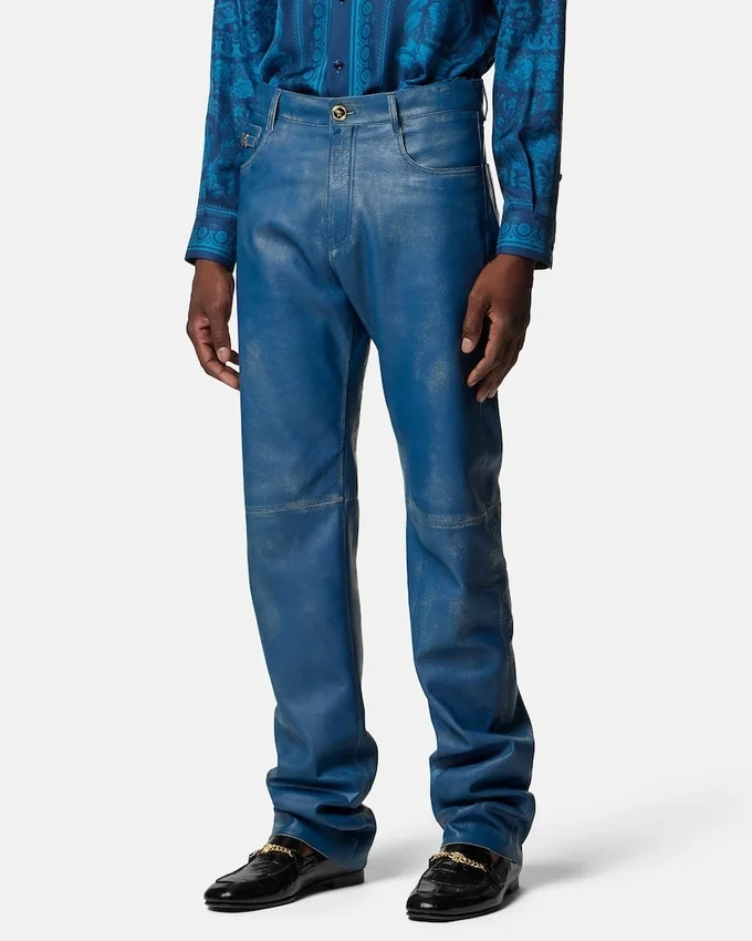 Distressed Leather Pants Distressed Leather Pants