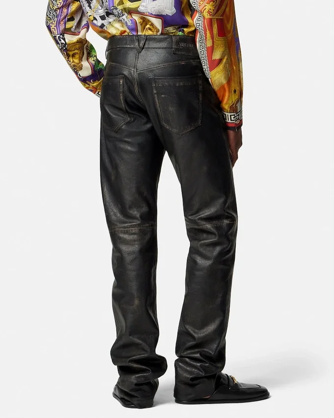 Distressed Leather Pants Distressed Leather Pants
