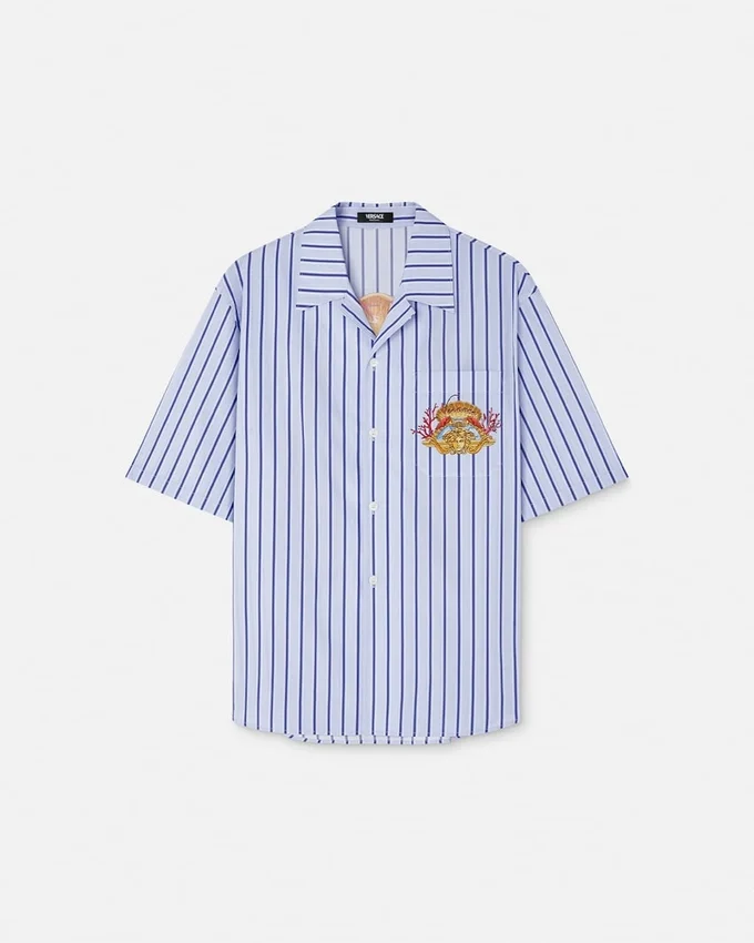 Dive In Crest Striped Shirt Dive In Crest Striped Shirt