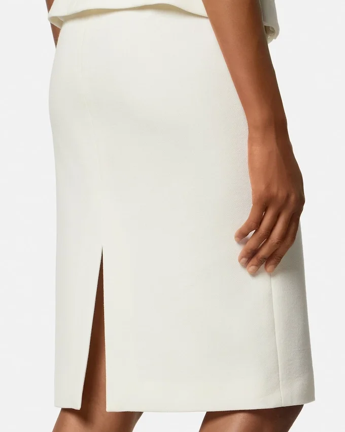 Double-Wool Crépe Pencil Skirt Double-Wool Crépe Pencil Skirt