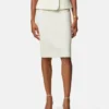 Double-Wool Crépe Pencil Skirt Double-Wool Crépe Pencil Skirt