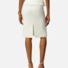 Double-Wool Crépe Pencil Skirt Double-Wool Crépe Pencil Skirt