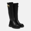Drew Baroque Buckle Knee-High Boots Drew Baroque Buckle Knee-High Boots