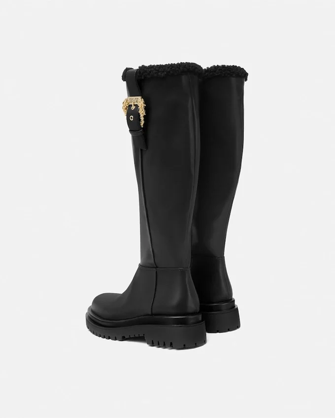 Drew Baroque Buckle Knee-High Boots Drew Baroque Buckle Knee-High Boots