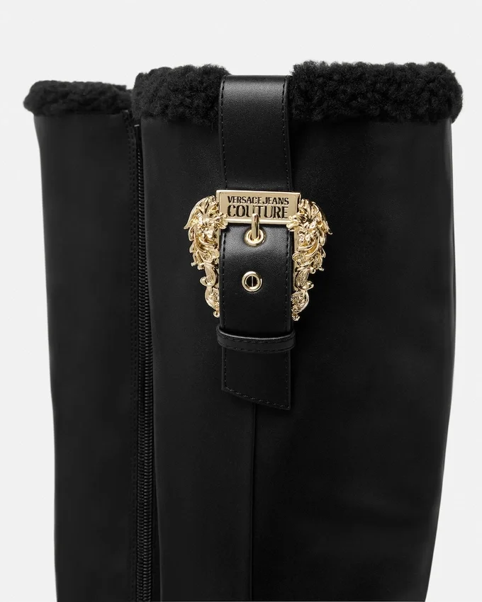 Drew Baroque Buckle Knee-High Boots Drew Baroque Buckle Knee-High Boots