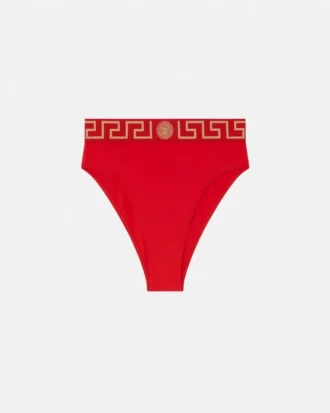 ECONYL&reg; High Waist Bikini Bottoms