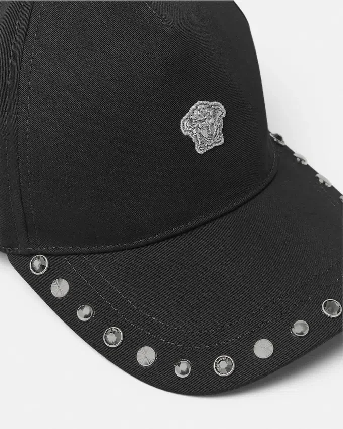 Embellished Cotton Baseball Cap Embellished Cotton Baseball Cap