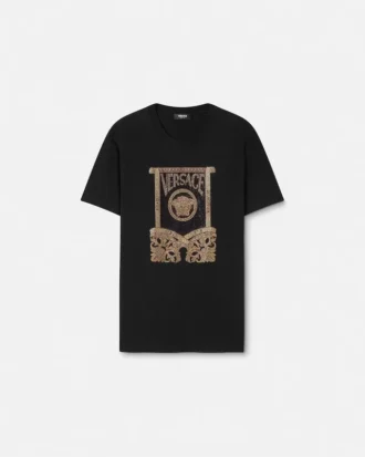 Embellished Cotton-Jersey T-Shirt