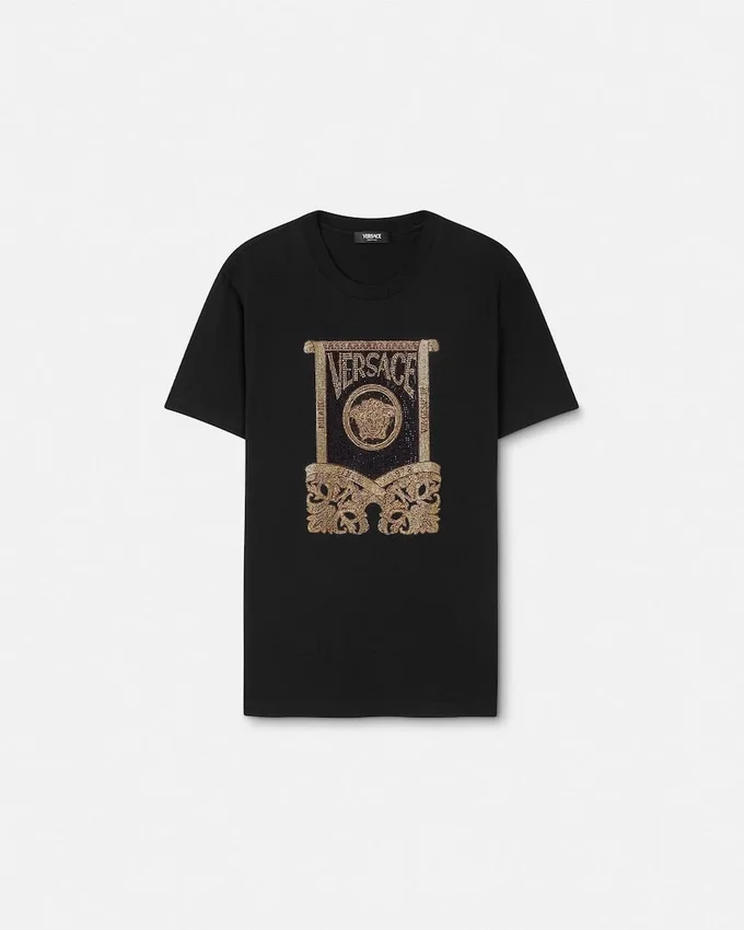 Embellished Cotton-Jersey T-Shirt Embellished Cotton-Jersey T-Shirt