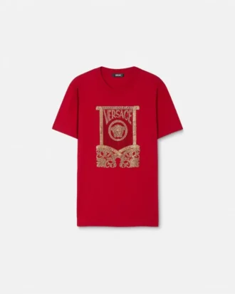 Embellished Cotton-Jersey T-Shirt