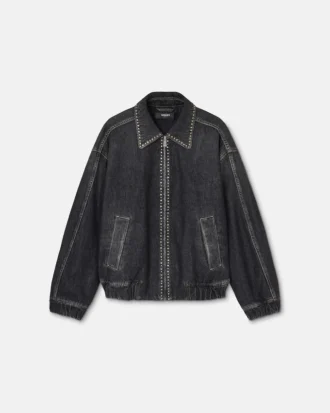 Embellished Denim Blouson