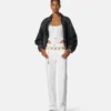 Embellished Denim Blouson