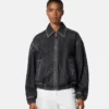 Embellished Denim Blouson