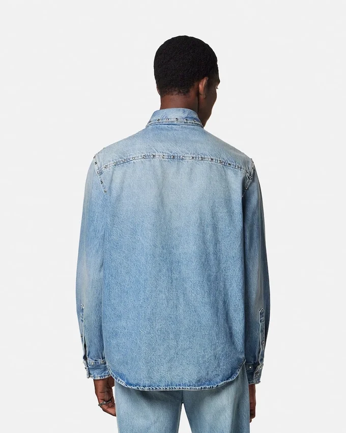 Embellished Denim Overshirt Embellished Denim Overshirt