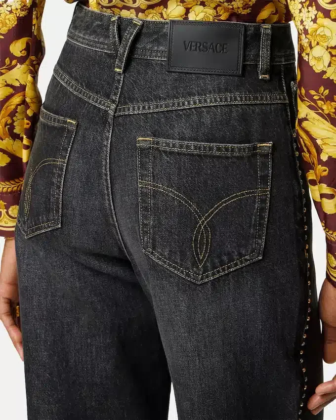 Embellished High-Waist Regular Jeans Embellished High-Waist Regular Jeans