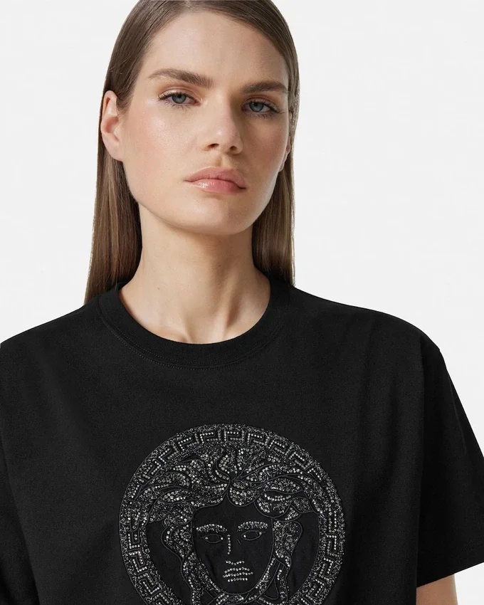 Embellished Medusa T-Shirt Embellished Medusa T-Shirt