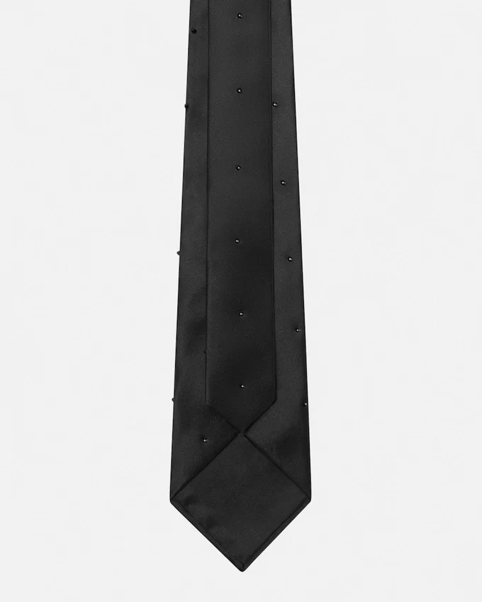 Embellished Silk-Satin Tie Embellished Silk-Satin Tie