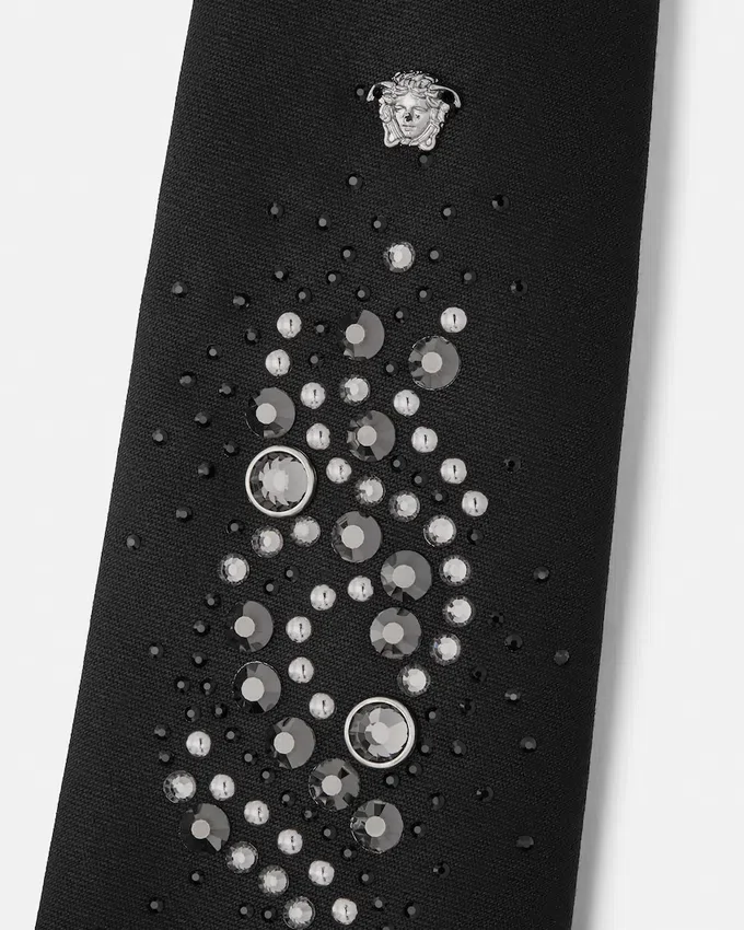 Embellished Wool Tie Embellished Wool Tie