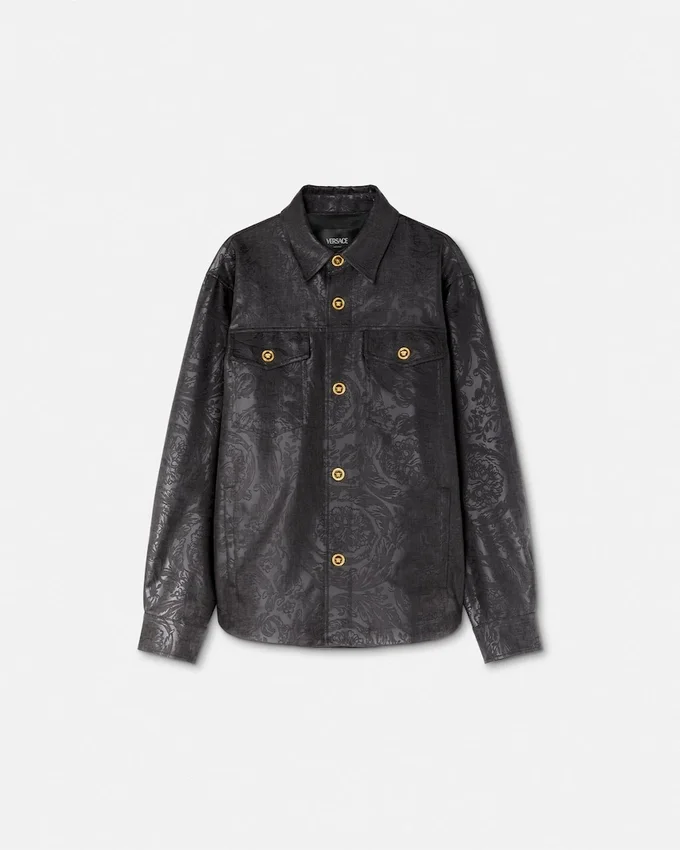 Embossed Barocco Overshirt Embossed Barocco Overshirt