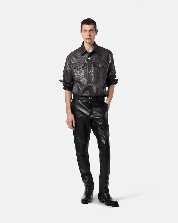 Embossed Barocco Overshirt Embossed Barocco Overshirt