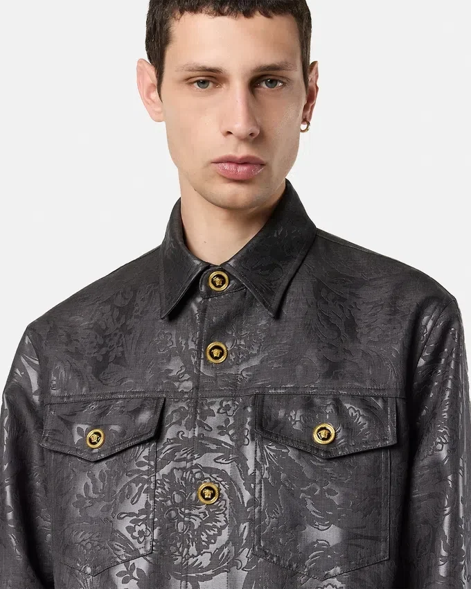 Embossed Barocco Overshirt Embossed Barocco Overshirt