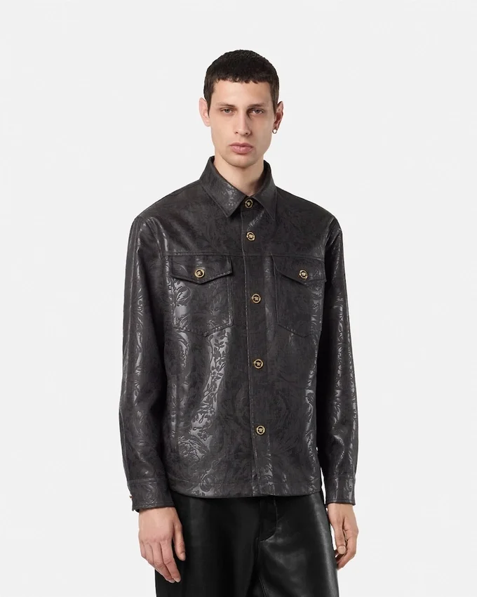 Embossed Barocco Overshirt Embossed Barocco Overshirt