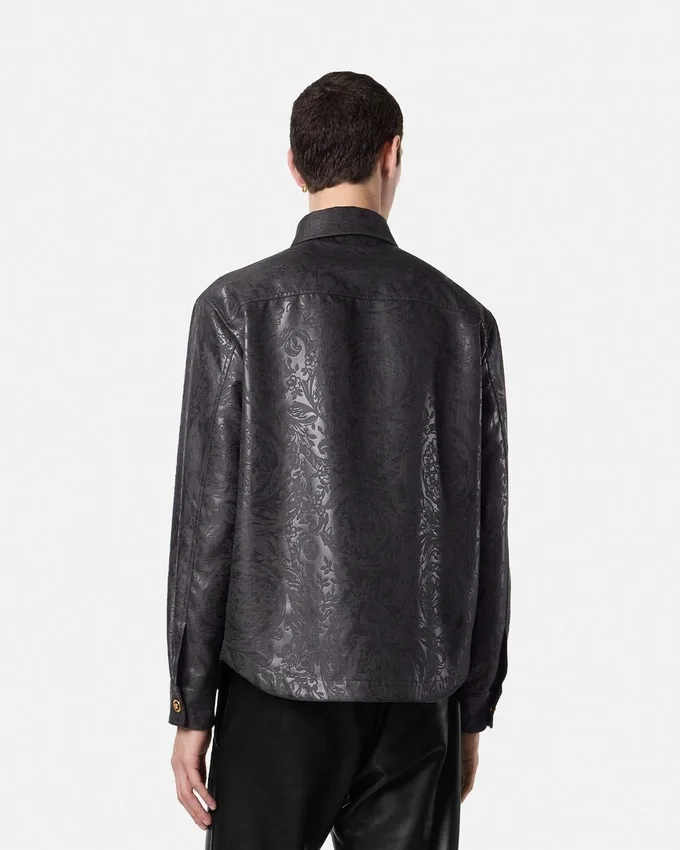 Embossed Barocco Overshirt Embossed Barocco Overshirt