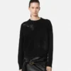 Embroidered Barocco Leaf Knit Sweater Embroidered Barocco Leaf Knit Sweater