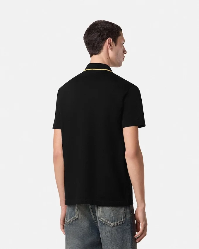 Embroidered Buckle Crest Polo Shirt Embroidered Buckle Crest Polo Shirt