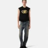 Embroidered Buckle Crest T-Shirt Embroidered Buckle Crest T-Shirt