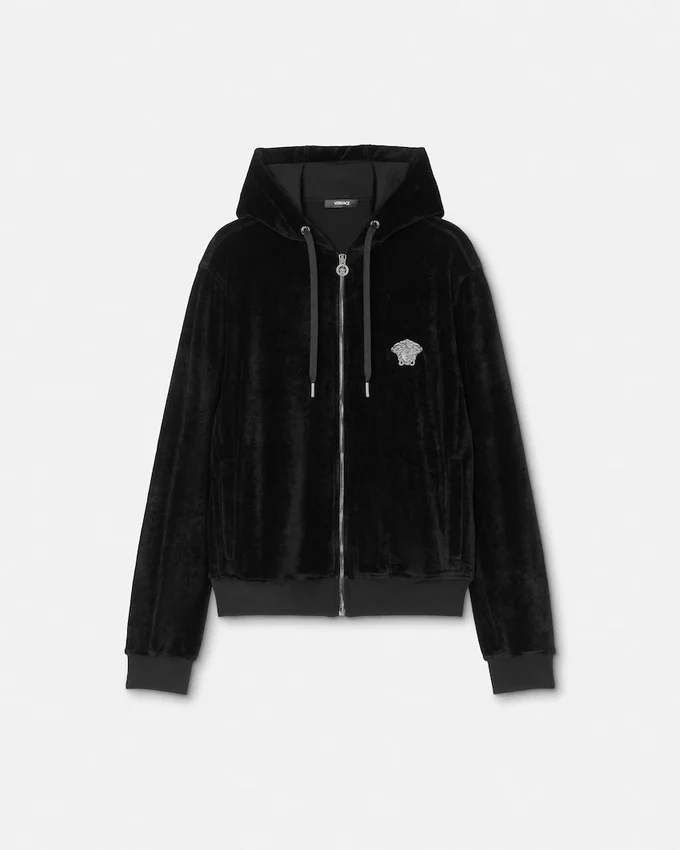 Embroidered Chenille Zip Hoodie Embroidered Chenille Zip Hoodie