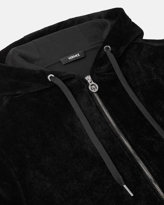 Embroidered Chenille Zip Hoodie Embroidered Chenille Zip Hoodie