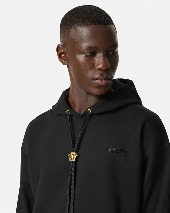 Embroidered Cotton-Jersey Hoodie Embroidered Cotton-Jersey Hoodie