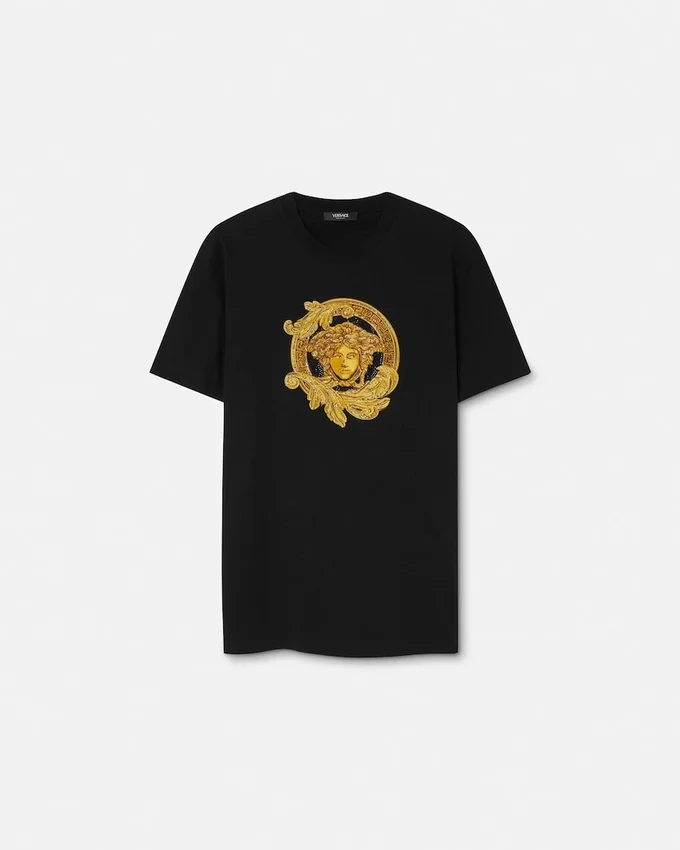 Embroidered Cotton-Jersey Slim T-Shirt Embroidered Cotton-Jersey Slim T-Shirt