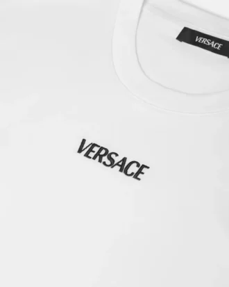 Embroidered Cotton-Jersey Slim T-Shirt