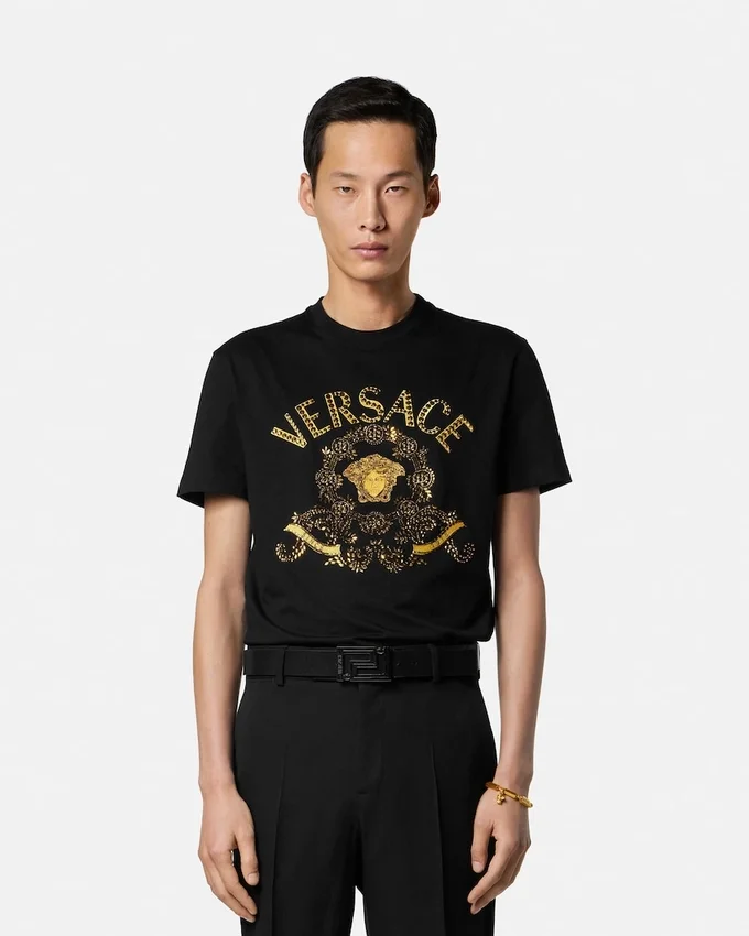 Embroidered Cotton-Jersey Slim T-Shirt Embroidered Cotton-Jersey Slim T-Shirt