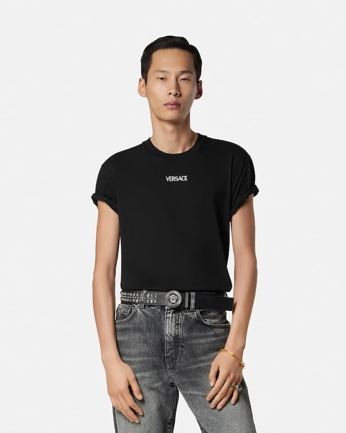 Embroidered Cotton-Jersey Slim T-Shirt Embroidered Cotton-Jersey Slim T-Shirt